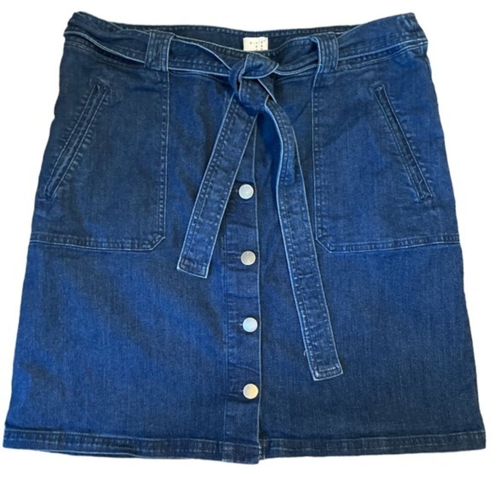 Andeawy Button‎ Up Denim Skirt • Size 16